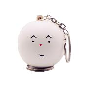 PU emoji ball key ring