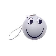 PU emoji ball key ring