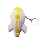 PU rocket key ring